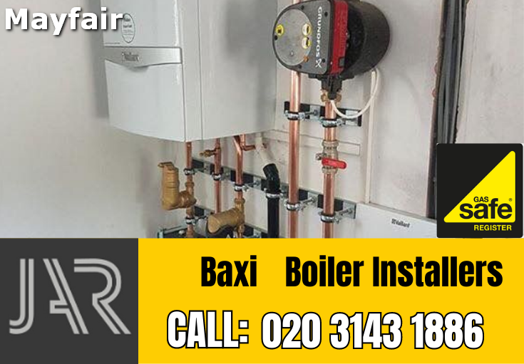 Baxi boiler installation Mayfair